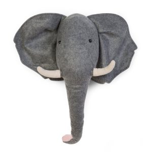 Elefánt Fej – Gyapjú – Fali Dekoráció